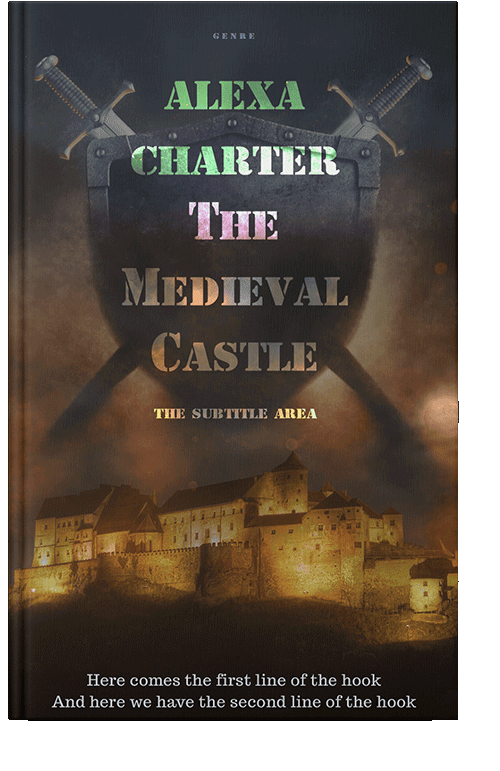 Front view of Cocoa Brown #22167 - Premade Fantasy Book Cover