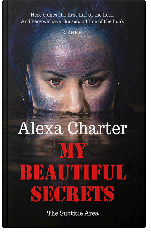 Front view of Old Rose #22172 - Premade Fantasy Book Cover