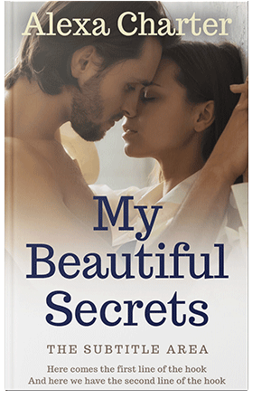 Pre Made Book Cover Soft Amber