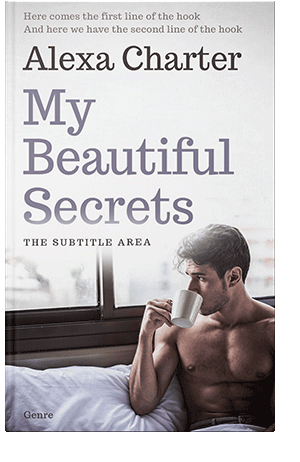 Pre Made Book Cover Cocoa Brown