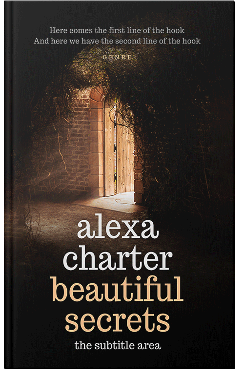 Front view of Tan #22190 - Premade Mystery & Thriller & Suspense Book Cover