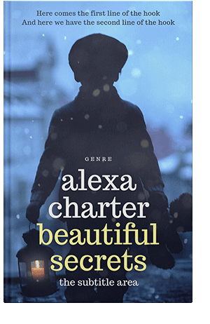 Pre Made Book Cover Ebony Clay