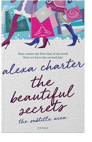 Pre Made Book Cover Kashmir Blue