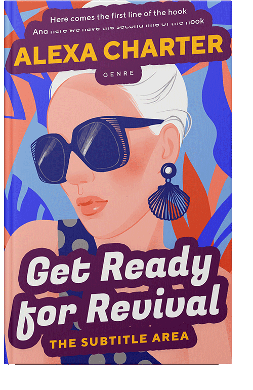 Front view of Cavern Pink #22203 - Premade Literary Fiction Book Cover