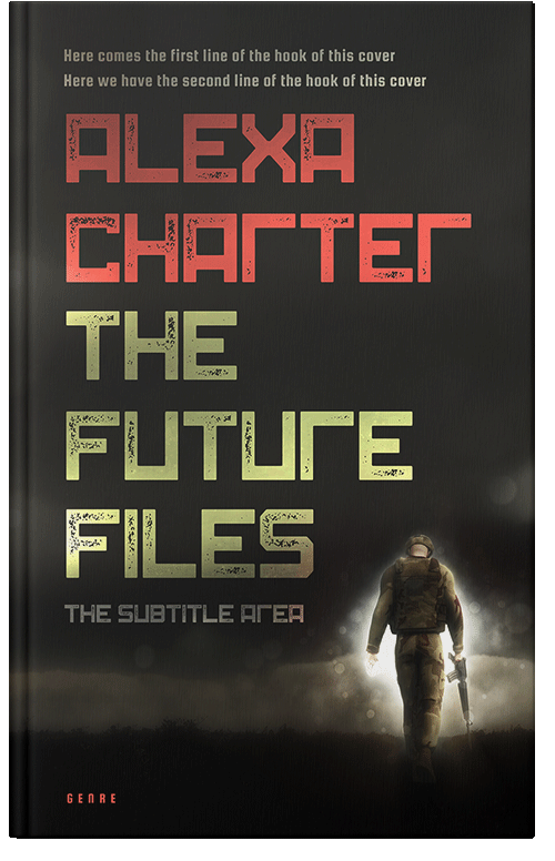 Front view of Premade Mystery & Thriller & Suspense Book Cover - Zeus