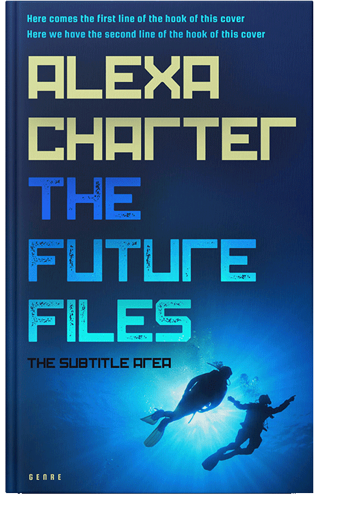 Front view of Green Vogue #22210 - Premade Mystery & Thriller & Suspense Book Cover