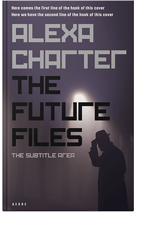 Pre Made Book Cover Blackcurrant