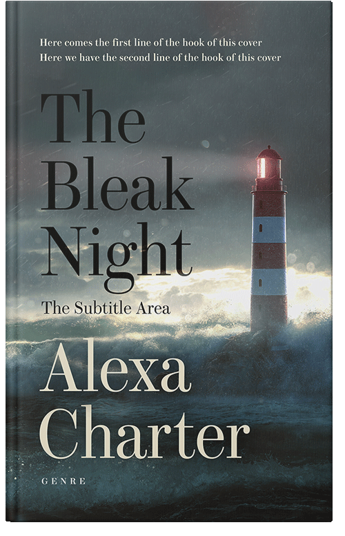 Front view of Cape Cod #22214 - Premade Literary Fiction Book Cover