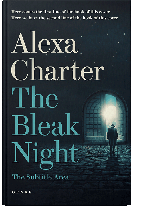 Front view of Black Pearl #22215 - Premade Mystery & Thriller & Suspense Book Cover