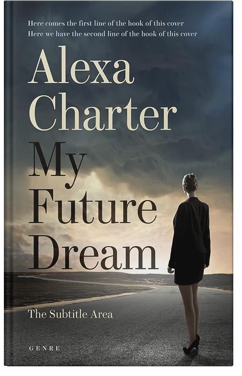 Front view of Outer Space #22222 - Premade Business Book Cover