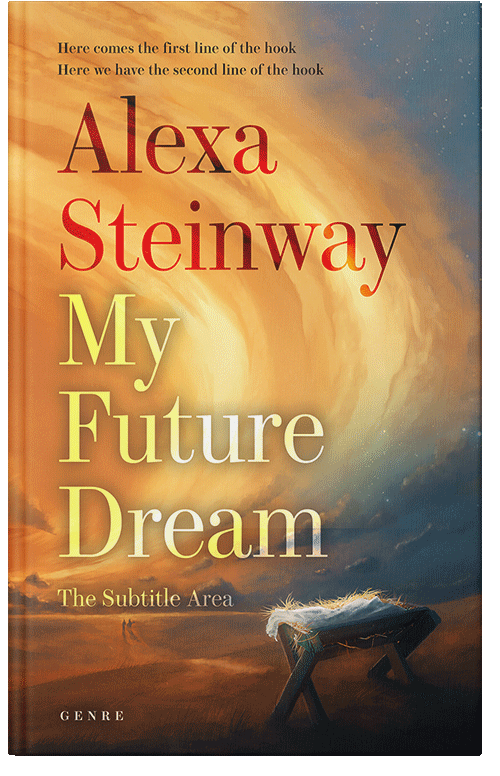 Front view of Premade Fantasy Book Cover - Tussock