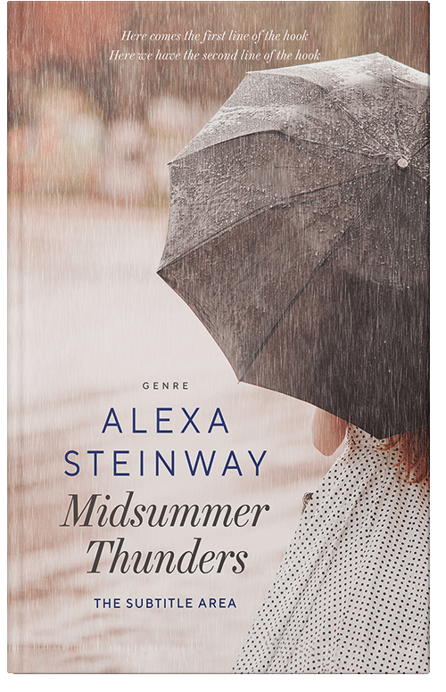 Front view of Premade Literary Fiction Book Cover - Wafer