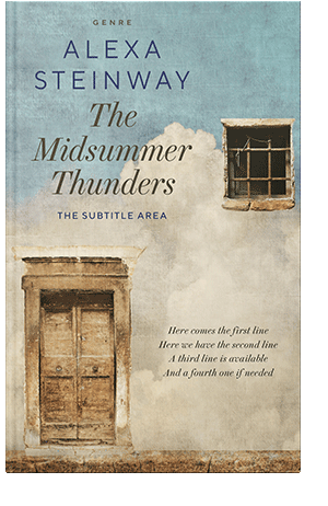 Pre Made Book Cover Foggy Gray