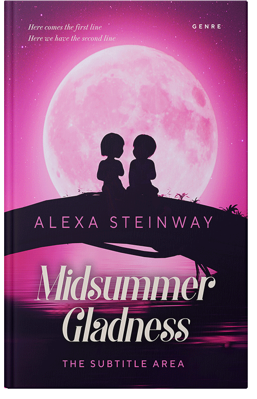 Front view of Premade Teen & Young Adult Book Cover - Kobi