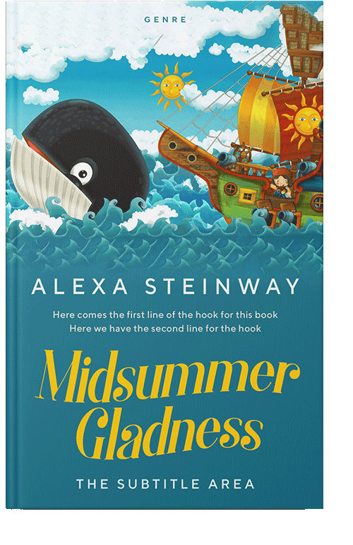 Front view of Jelly Bean #22242 - Premade Action & Adventure Book Cover