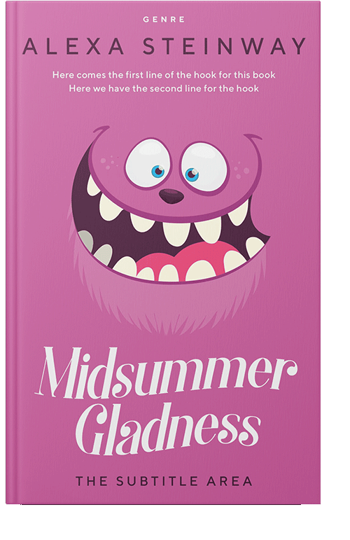 Front view of Hopbush #22245 - Premade Children's Book Cover