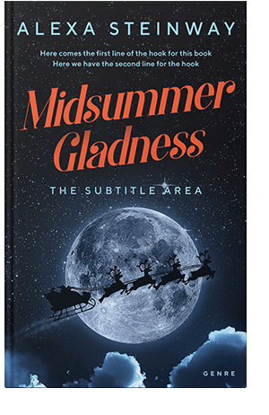 Pre Made Book Cover Ebony