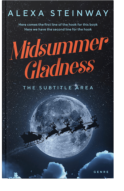 Front view of Ebony #22253 - Premade Nature Book Cover | BookCoverZone