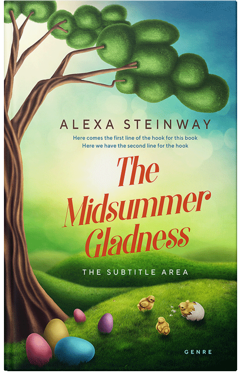 Front view of Everglade #22254 - Premade Fantasy Book Cover