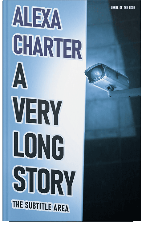 Front view of Tropical Blue #22270 - Premade Mystery & Thriller & Suspense Book Cover