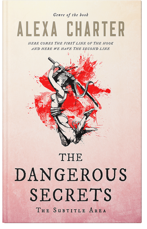 Front view of Linen #22275 - Premade Fantasy Book Cover