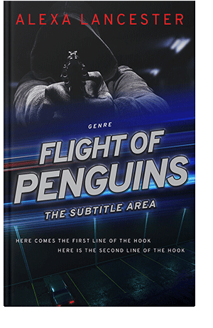 Pre Made Book Cover Ebony