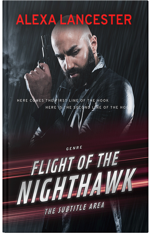 Front view of Thunder #22294 - Premade Mystery & Thriller & Suspense Book Cover