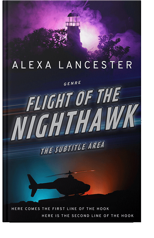 Front view of Ebony #22297 - Premade Fantasy Book Cover