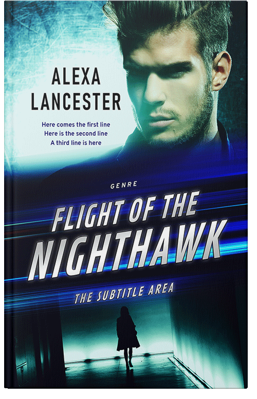 Front view of Blue Zodiac #22298 - Premade Mystery & Thriller & Suspense Book Cover