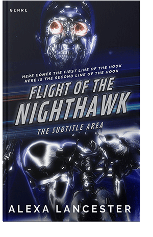 Pre Made Book Cover Ebony