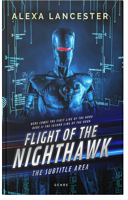 Front view of Big Stone #22300 - Premade Science Fiction Book Cover