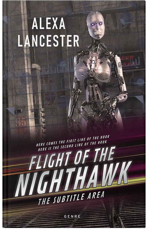 Front view of Thunder #22301 - Premade Erotica Book Cover