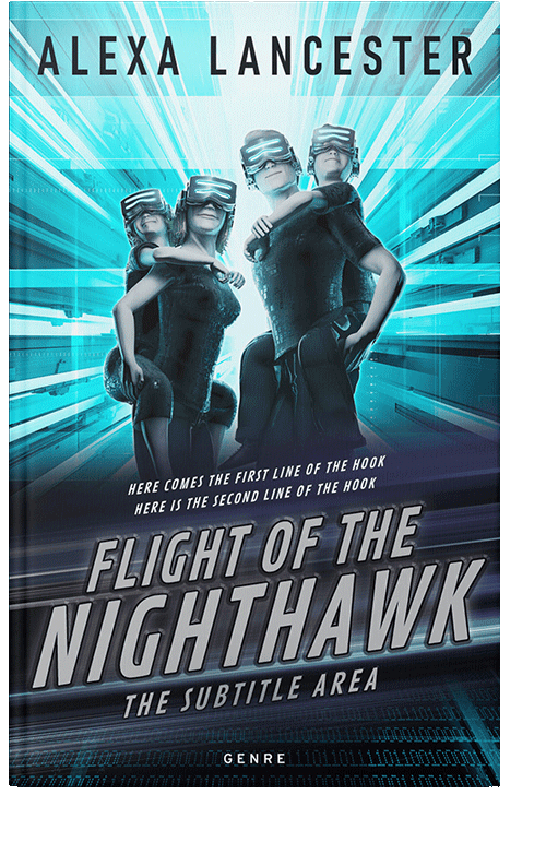 Front view of Iceberg #22304 - Premade Science Fiction Book Cover