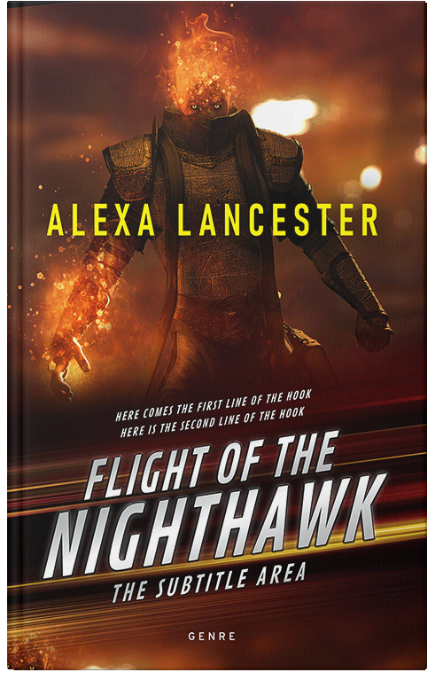 Front view of Paco #22307 - Premade Science Fiction Book Cover