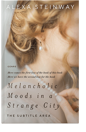 Pre Made Book Cover Soft Amber