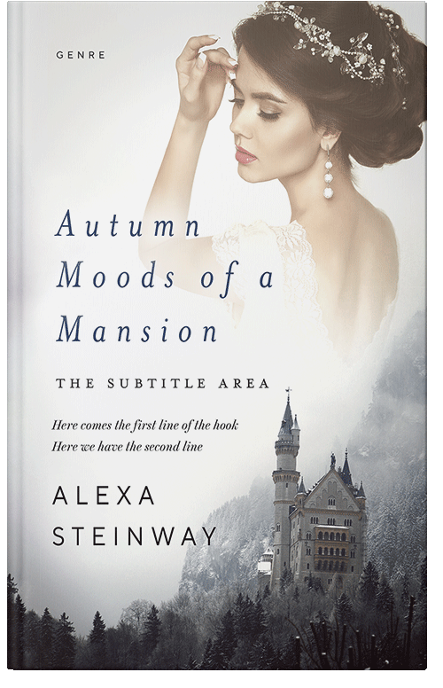 Front view of Premade Royal Romance Book Cover - Tundora