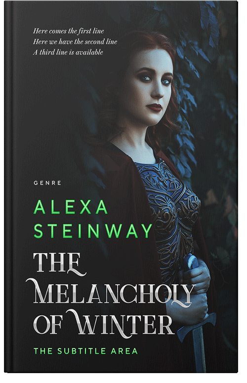 Front view of Shark #22330 - Premade Historical Book Cover