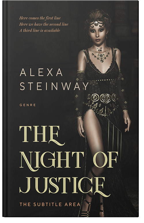 Front view of Premade Fantasy Book Cover - Rangoon Green