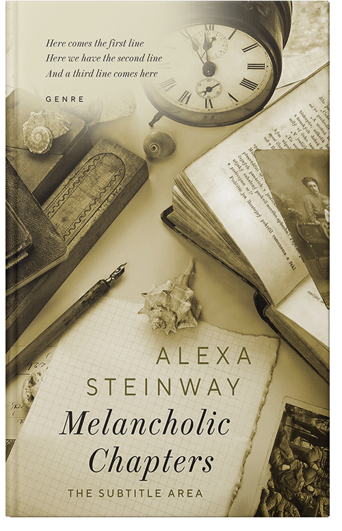 Front view of Premade Historical Book Cover - Akaroa