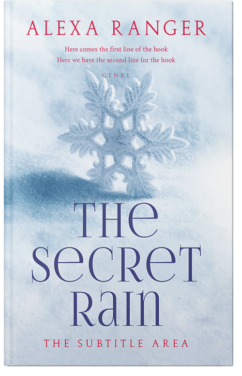 Front view of Link Water #22354 - Premade Abstract Book Cover