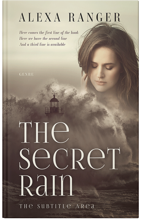 Front view of Premade Romance Book Cover - Pine Cone