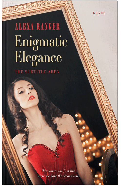 Front view of Premade Chick Lit Book Cover - Woodsmoke