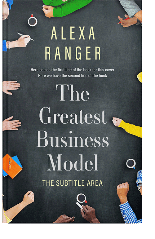 Front view of Outer Space #22377 - Premade Business Book Cover