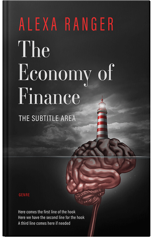 Front view of Cod Gray #22387 - Premade Health & Mind & Body Book Cover