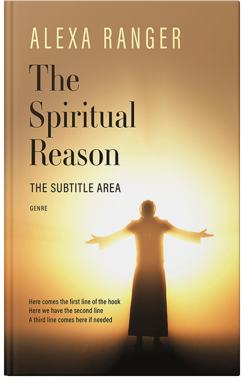 Front view of Premade Religion & Spirituality Book Cover - Tussock