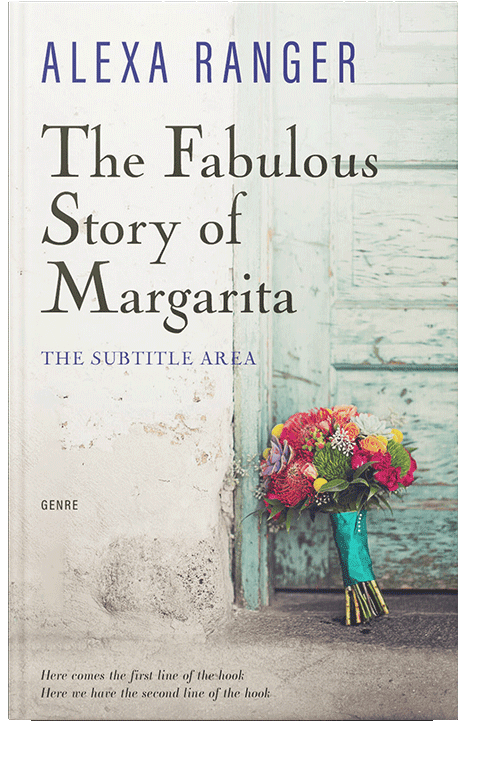 Front view of Cararra #22399 - Premade Romance Book Cover