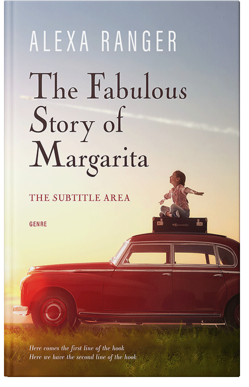 Front view of Premade Travel Book Cover - Mocha