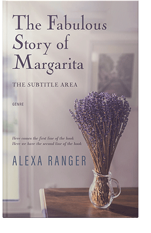 Pre Made Book Cover Silver Rust