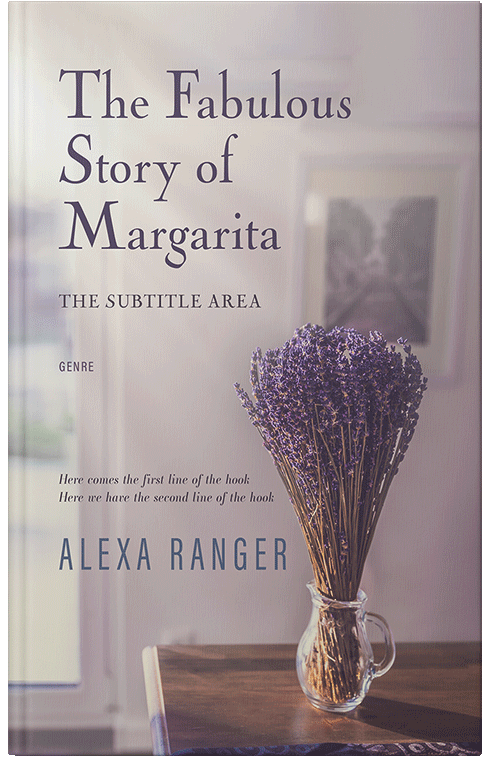 Front view of Silver Rust #22403 - Premade Literary Fiction Book Cover