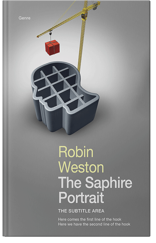 Front view of Premade Education Book Cover - Oslo Gray